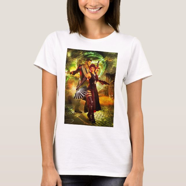 Nattvargen T-shirt - ljusa skuggor (Framsida)