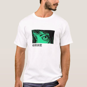 Nattvision Ögon Anime Girl T-Shirt