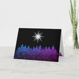 Nattvit stjärna, Himmel, universell jul Helgdag Helgkort