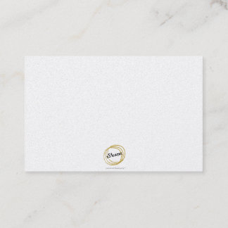 Nattvy från flygning visitkort