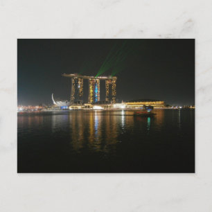Nattvy i Singapore Vykort