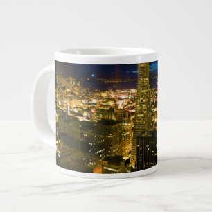 Nattvy över San Francisco. Jumbo Mugg