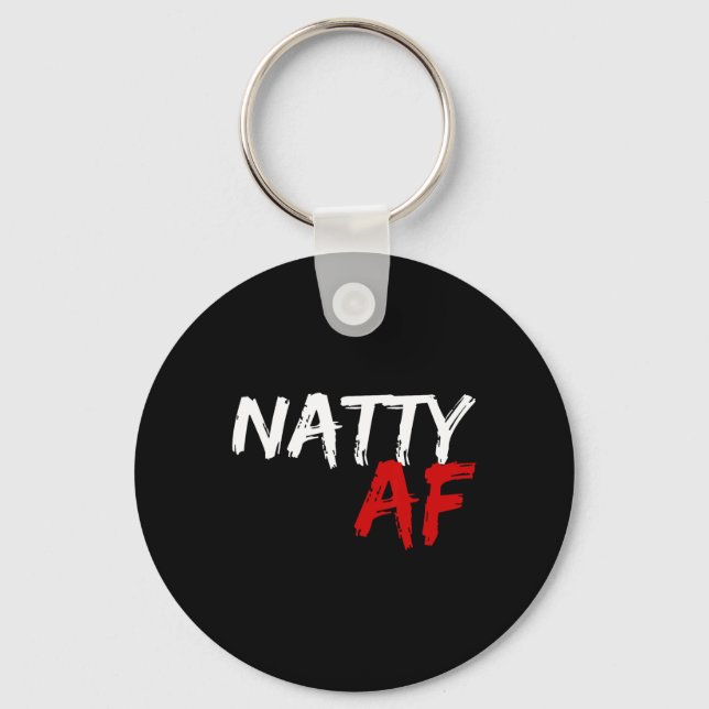 Natty Af Funny Bodybuilding der Bodybuilding Worko Nyckelring (Framsida)