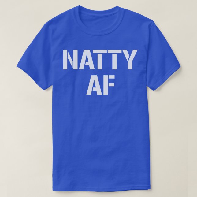 Natty AF Naturbobyggnadsgåvor Manar Women Funn T Shirt (Design framsida)