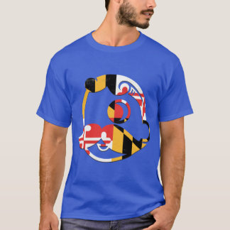 Natty Boh Maryland Flag T Shirt