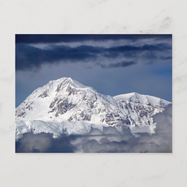Natur Alaska Denali Landskapsfoto Vykort (Framsida)