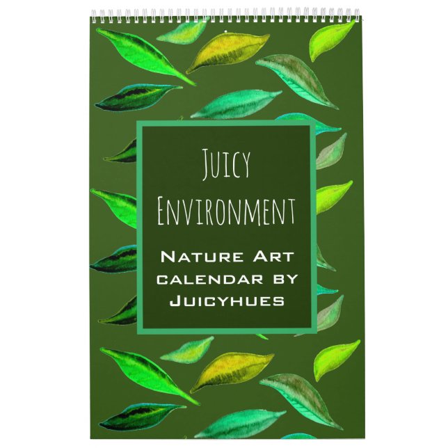 Natur älskare art löv och träd art kalender (Omslag)