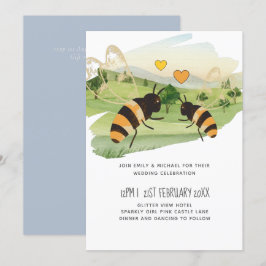Natur Älskare Countryside Bees Bröllop