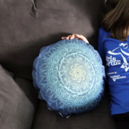 Natur Älskare Mandala Art Mandalas Design Rund Kudde