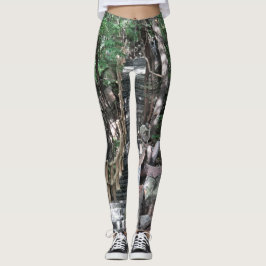 Natur älskare mångsidiga naturliga toner i leggings