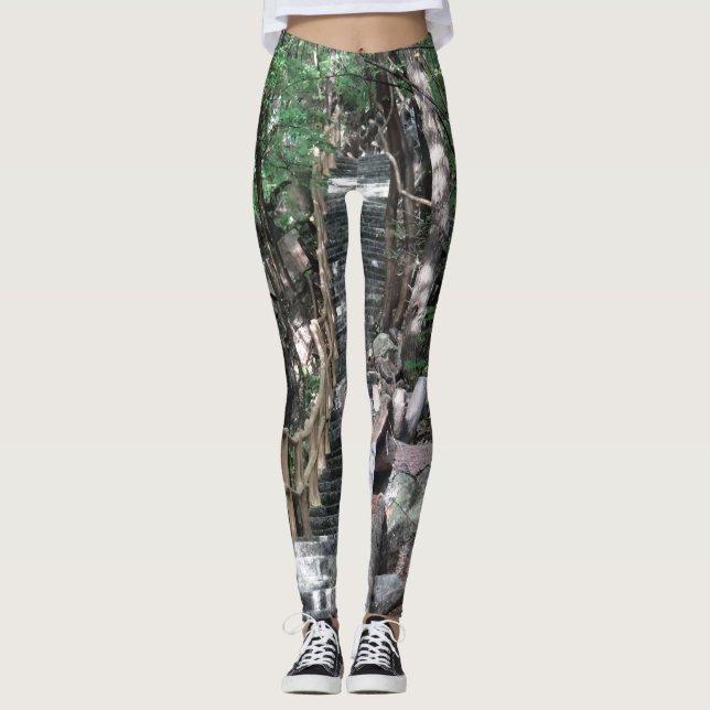 Natur älskare mångsidiga naturliga toner i leggings (Framsida)