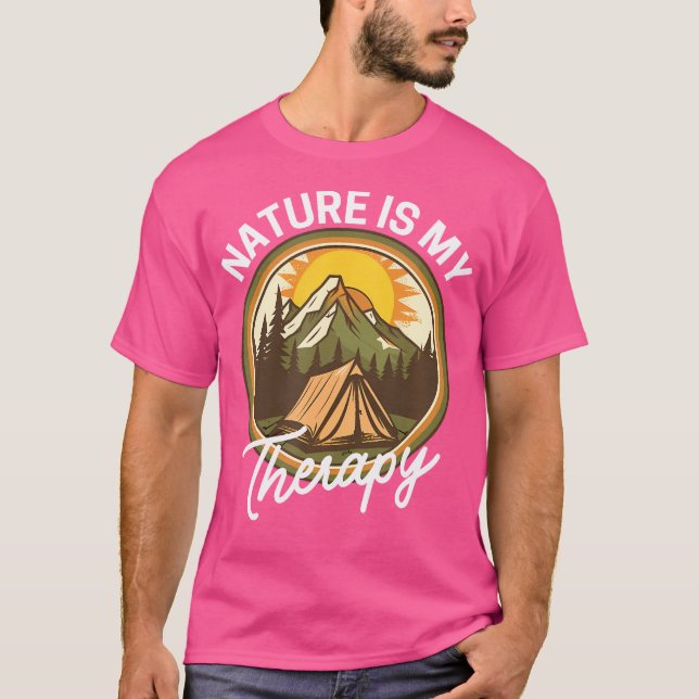 Natur är min behandling t shirt (Framsida)