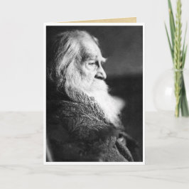 "Natur återstår" Walt Whitman Environment Quote Kort