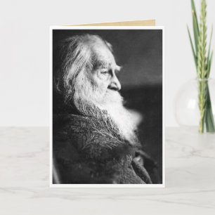 "Natur återstår" Walt Whitman Environment Quote Kort