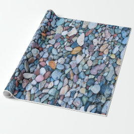 NATUR BLUE STONES BLÖT PEBBLE MÖNSTER PRESENTPAPPER