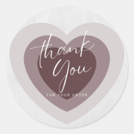 Natur, botaniskt, Modern tack för att du satte fin Runt Klistermärke