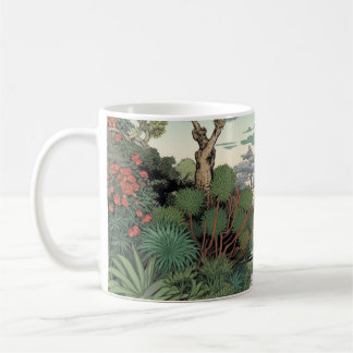 Natur, camping, flora, blommor, växter kaffemugg