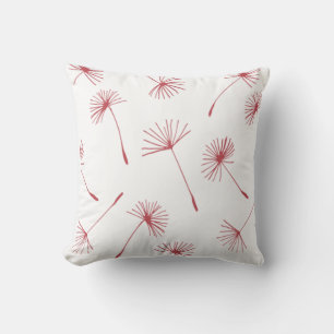 Natur - Dandelioner i fuschia Kudde