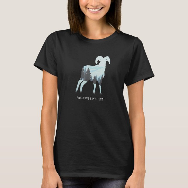 Natur & djur - reservera & skydda - miljö t shirt (Framsida)