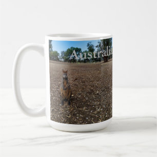 "Natur: En Wallabys näsbrytning" Kaffemugg