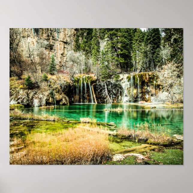 Natur Eternt Beauty / Waterfall Forest Poster (Framsidan)