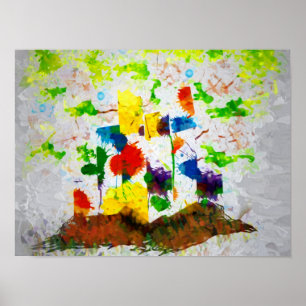 "Natur Fantasy - Livets träd" Poster