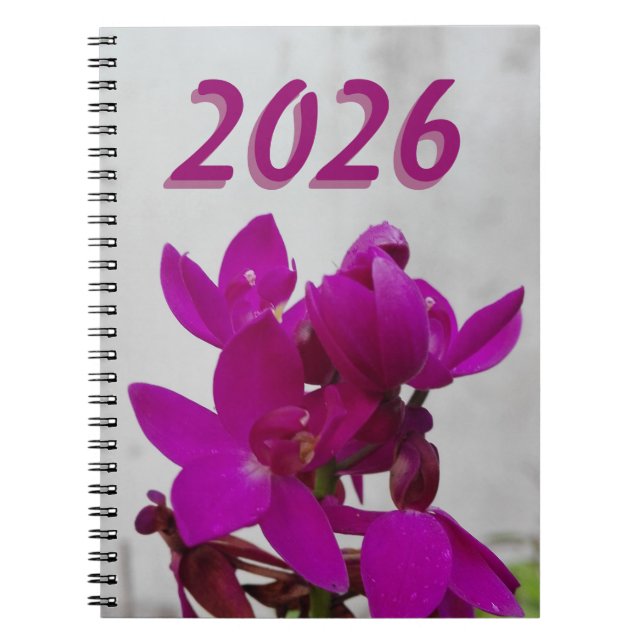 NATUR FLOWER ART FOR GIFT 2026 ANTECKNINGSBOK (Framsidan)
