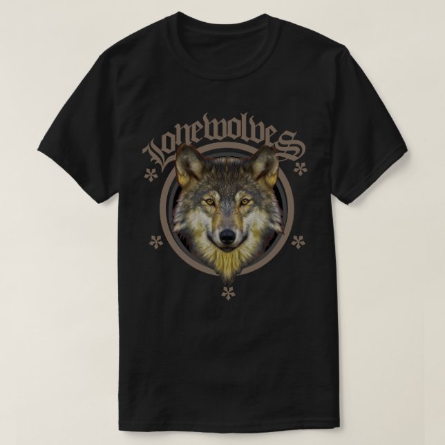 Natur för Lone varger Tee Shirt (Design framsida)