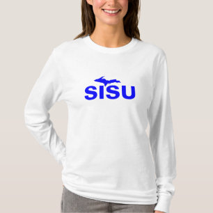 Natur för SISU-toppar~ & ande av det T-shirt