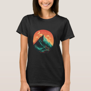 Natur Forest Women Hickor Manar Mountain Kids Land T Shirt