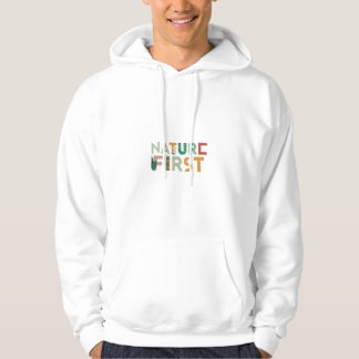 Natur först hoodie