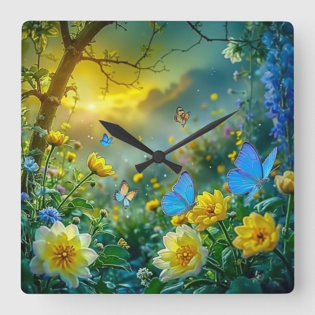 natur fyrkantig klocka (Framsida)