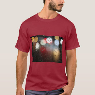 Natur genom glasklart fönster t shirt