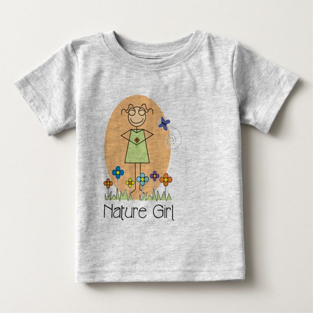 Natur Girl organic T Shirt (Framsida)