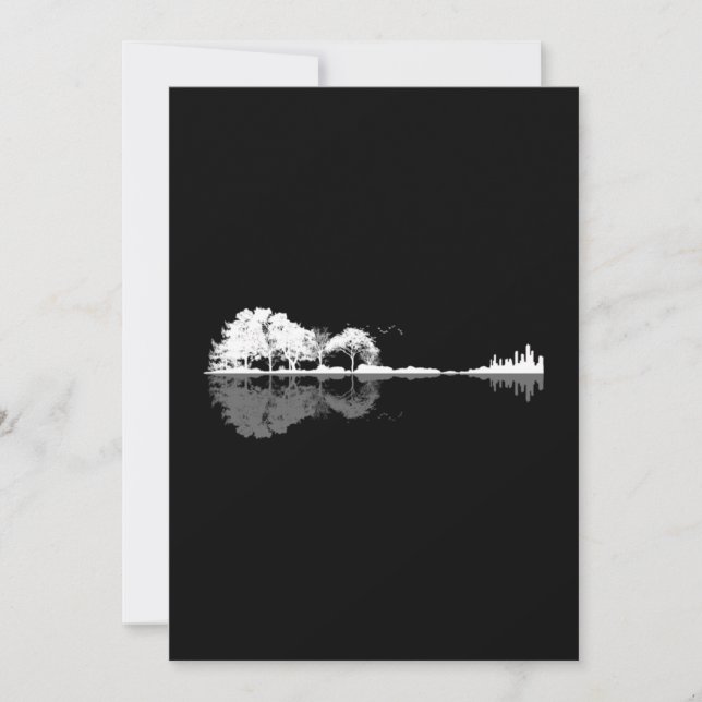 Natur Gitarr Tack Kort (Framsida)