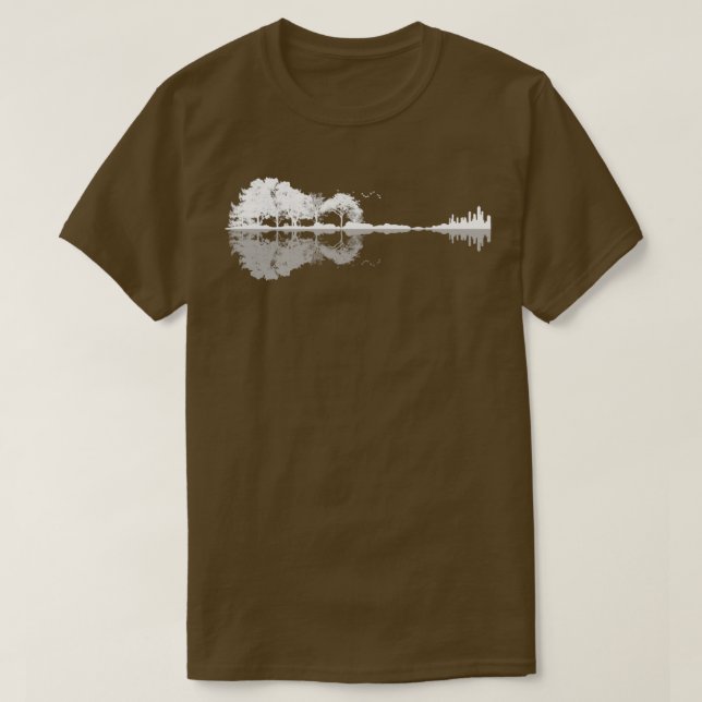 Natur Guitar 7 T Shirt (Design framsida)