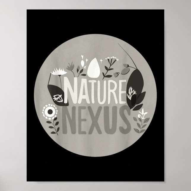 Natur - Harmonisk natur för miljön P Poster (Framsidan)