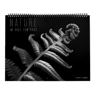 Natur i hög kontrast kalender