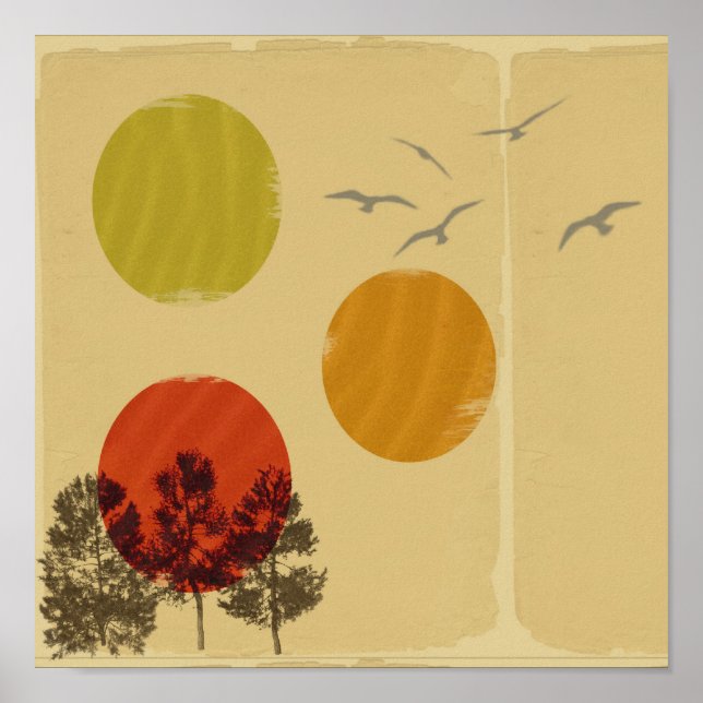 Natur i Retro Poster (Framsidan)