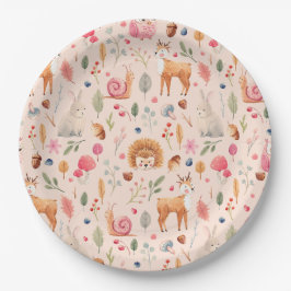 Natur i Rosa Papper Plattor