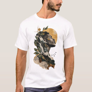 Natur inom konstnärlig t-shirt