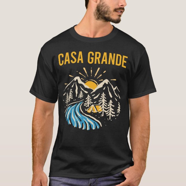 Natur Landskap Casa Grande T Shirt (Framsida)