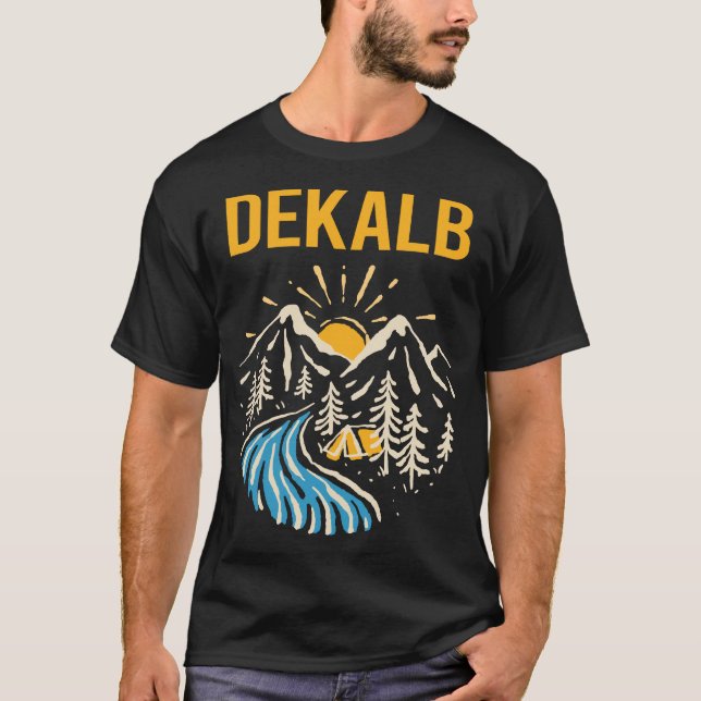 Natur Landskap DeKalb T Shirt (Framsida)