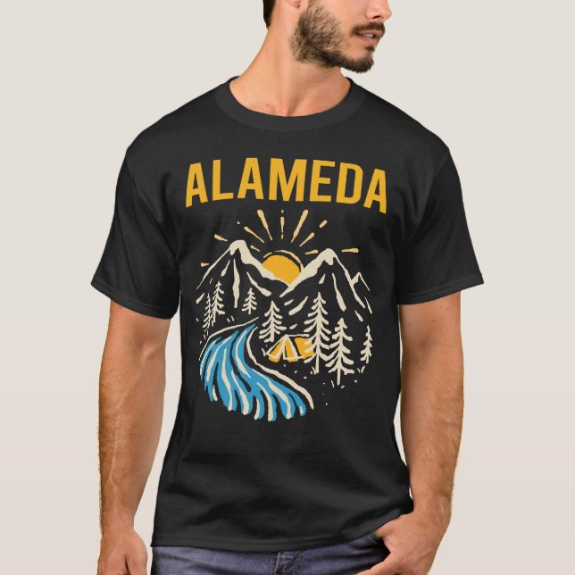 Natur liggande Alameda T Shirt (Framsida)