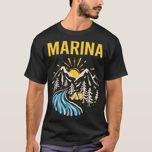 Natur liggande Marina T Shirt (Framsida)