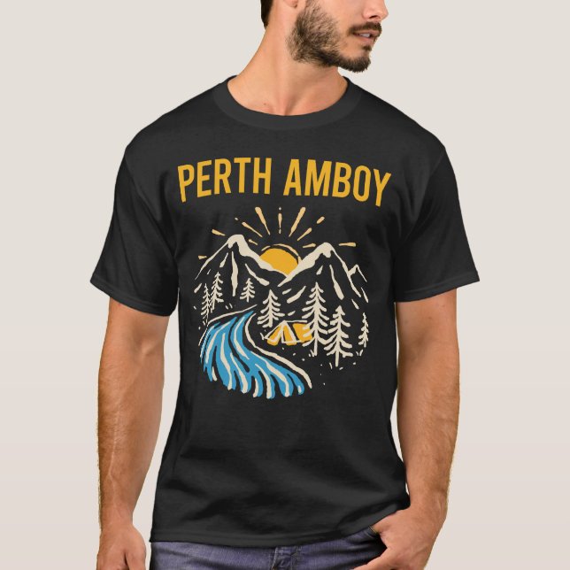 Natur liggande Perth Amboy T Shirt (Framsida)