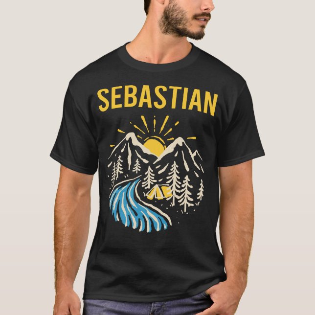 Natur liggande Sebastian T Shirt (Framsida)