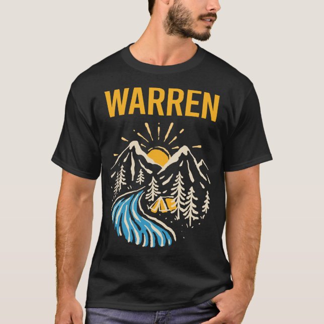 Natur liggande Warren T Shirt (Framsida)