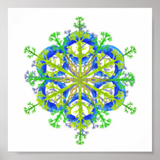 Natur Mandala 2 Poster