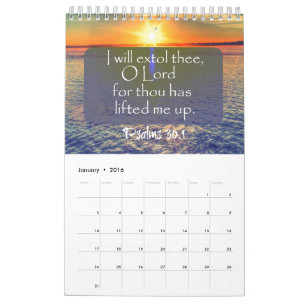 Natur med Bibelverser 2016 Kalender
